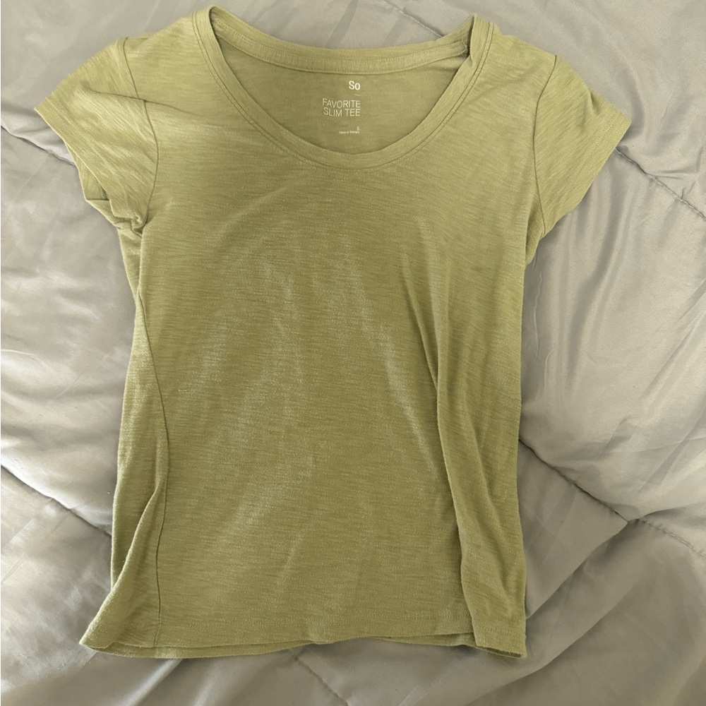 Green blouse